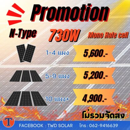 AS730S9-132NT  Mono Half Cell 730W - Image 2